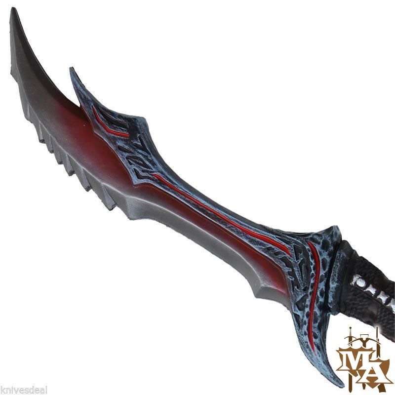 Edler Scrolls Skyrim Daedric Heavy Duty Foam LARP Life Size Dagger